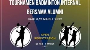 Turnamen Badminton Internal bersama Alumni